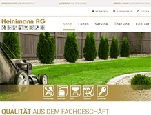 Tablet Screenshot of heinimann-ag.ch